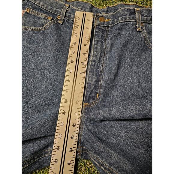 Carhartt Jeans Relaxed Fit Blue B17DST Men's 40 x 34 Dark Wash - Picture 5 of 8